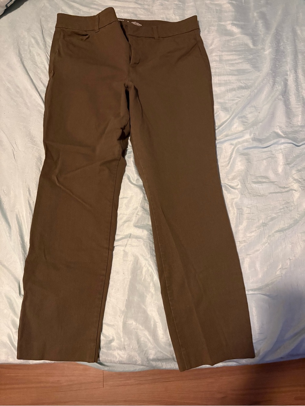 Old Navy Women’s Straight-Leg Trousers in Brown